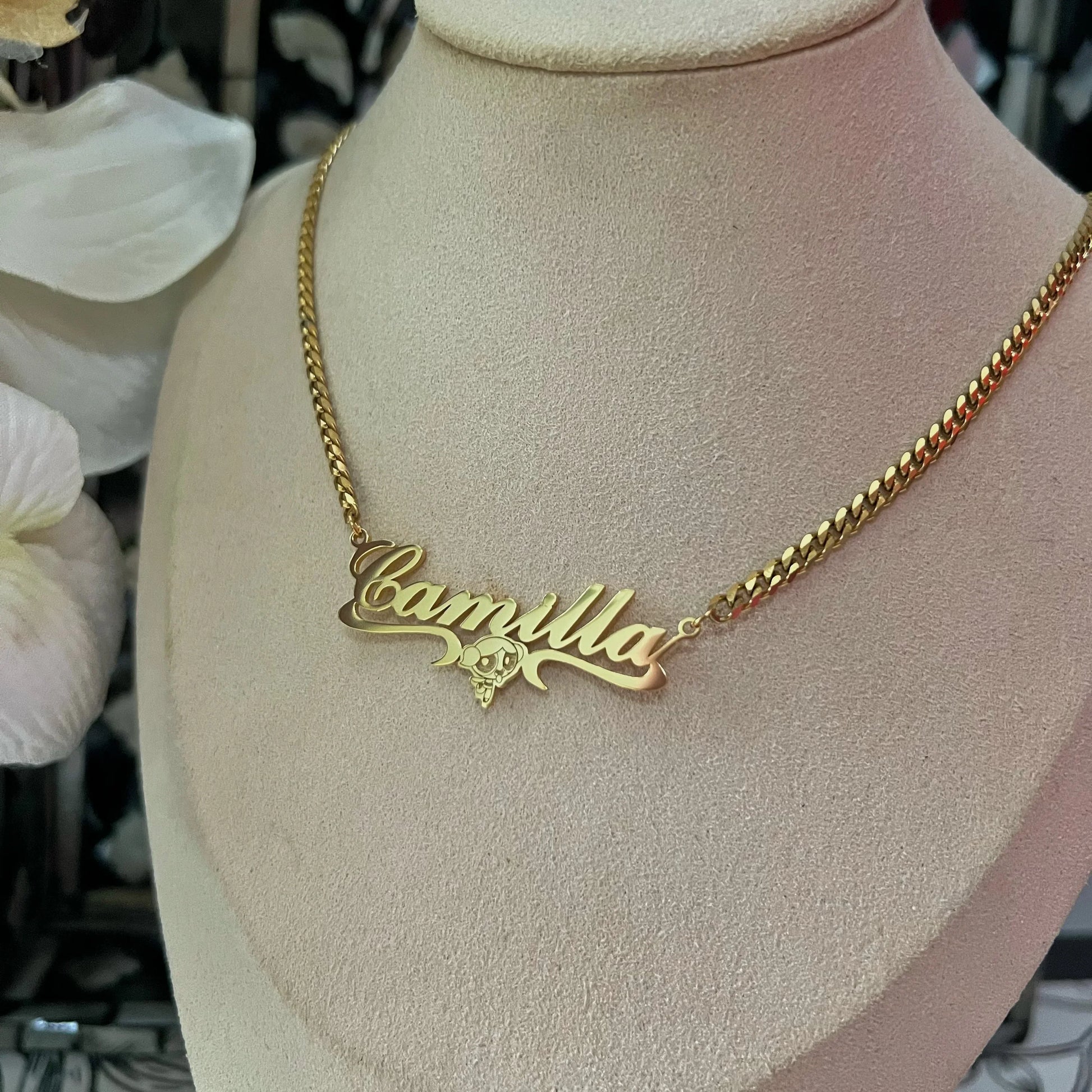 Custom Powerpuff Girls Name Necklace - Camillaboutiqueshop