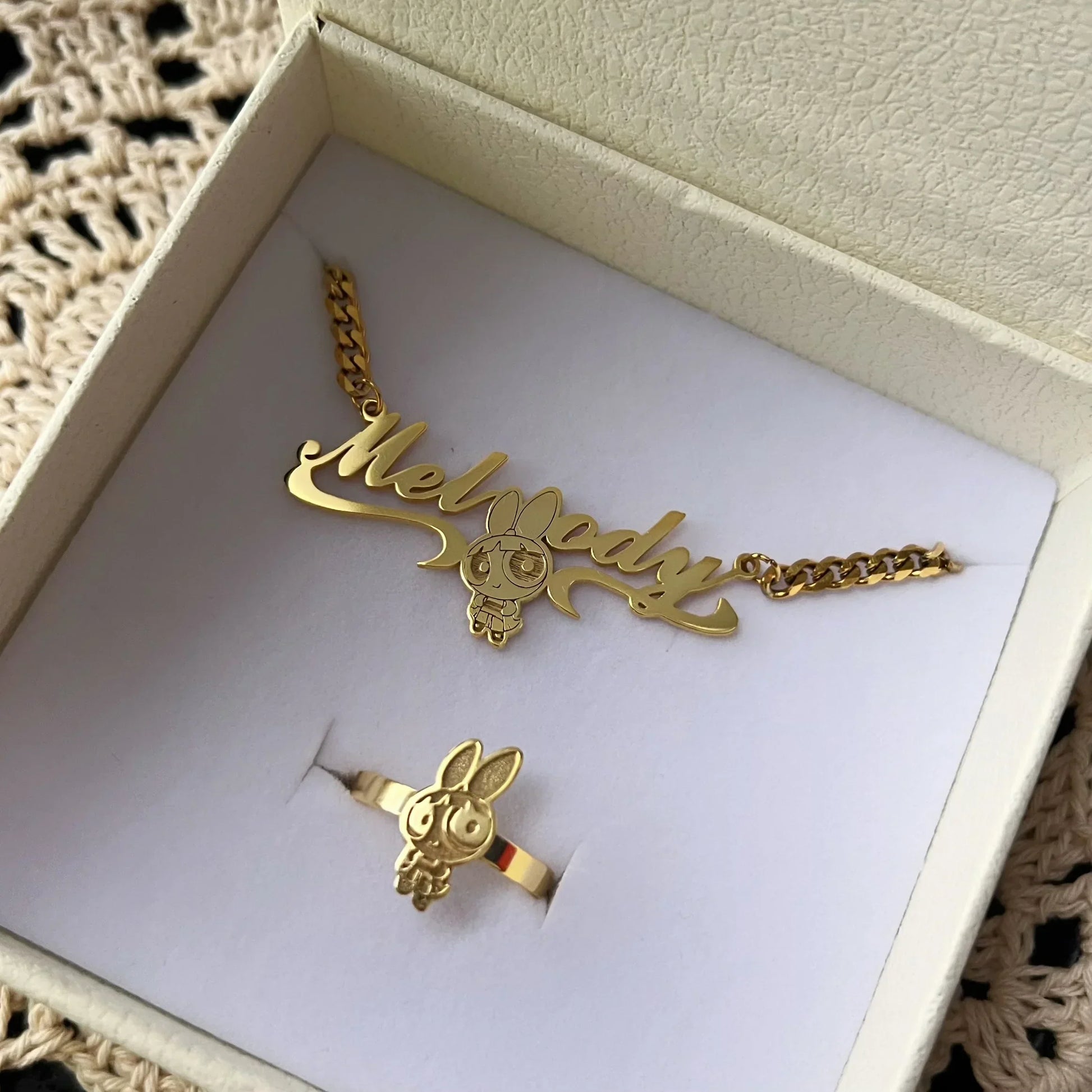 Custom Powerpuff Girls Name Necklace - Camillaboutiqueshop