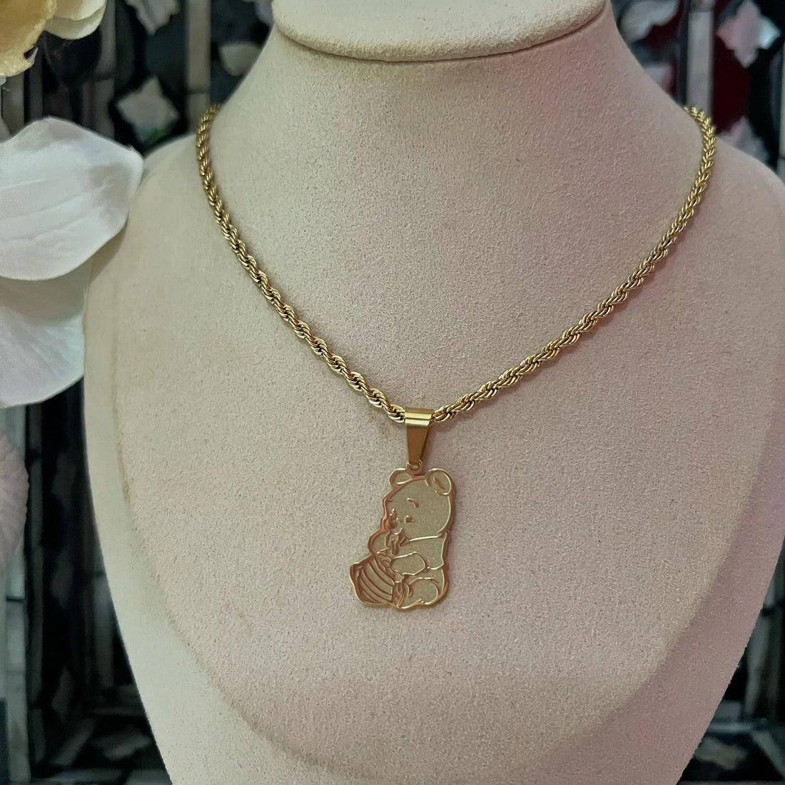 Custom Winnie the Pooh Pendant Necklace - Camillaboutiqueshop