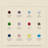 Dainty Oval Drop Birthstone Necklace - camillaboutiqueshop