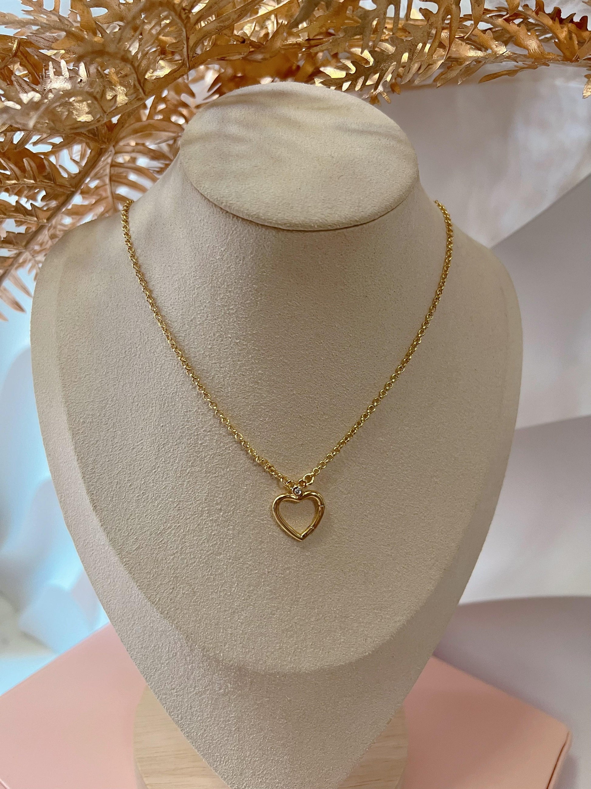 Dainty Rolo Chain Charm Necklace - Camillaboutiqueshop