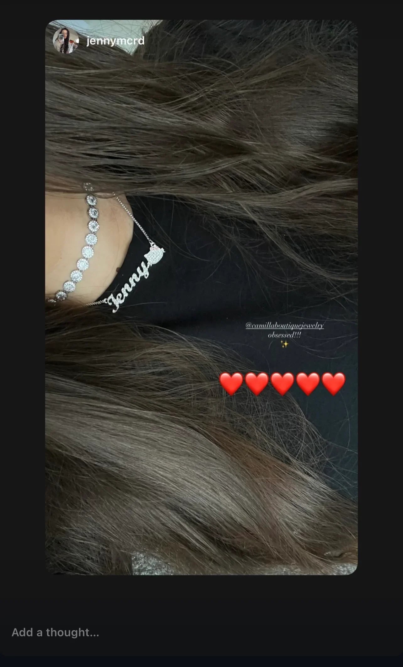 Diamond Hello Kitty Name Necklace - Camillaboutiqueshop