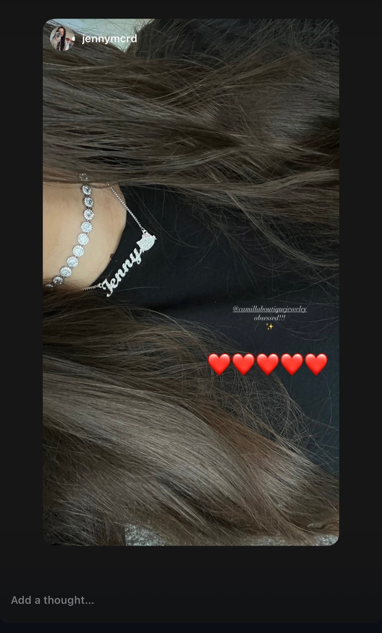 Diamond Hello Kitty Name Necklace - Camillaboutiqueshop