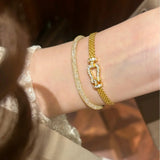 Diamond Horseshoe Bracelet - camillaboutiqueshop