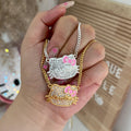 Diamond Kitty Custom Nameplate Necklace - Camillaboutiqueshop