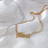 Diamond Name Tennis Necklace - camillaboutiqueshop