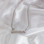 Diamond Name Tennis Necklace - camillaboutiqueshop