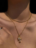 Double Cross Necklace - Camillaboutiqueco camillaboutiqueshop.com