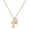 Double Cross Necklace - Camillaboutiqueshop