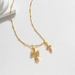 Double Cross Necklace - camillaboutiqueshop