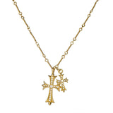 Double Cross Necklace - camillaboutiqueshop