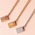 Envelope Necklace With Secret Message - Camillaboutiqueshop