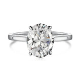 The ”Camilla" Oval Cut Moissanite Ring