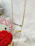 Figaro Chain Kitty Name Necklace - Camillaboutiqueshop