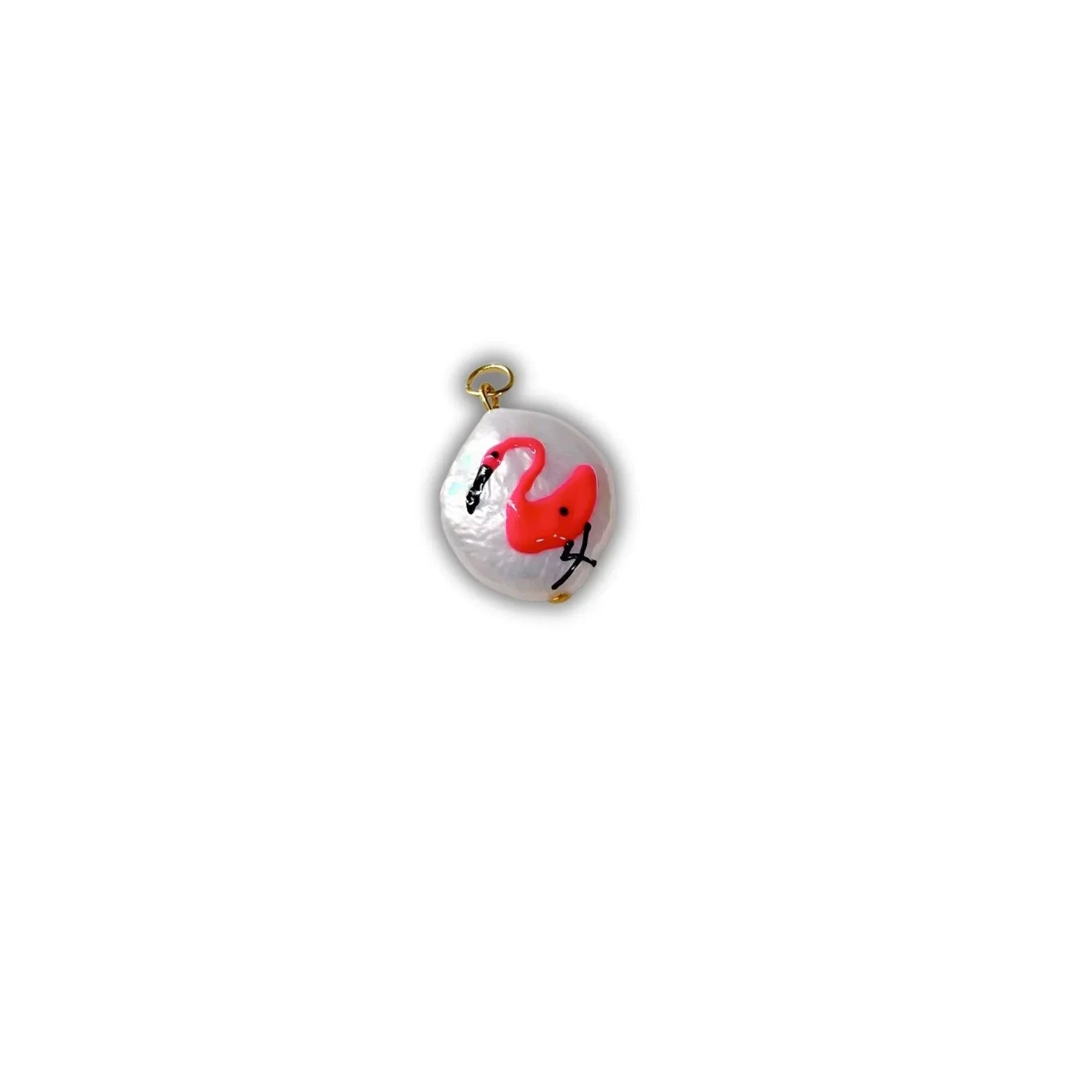 Flamingo Pearl Charm - camillaboutiqueshop