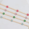 Flower Tennis Necklace - Camillaboutiqueshop