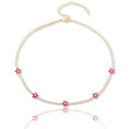 Flower Tennis Necklace - Camillaboutiqueshop