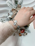 Fluted Clover Custom Name Bracelet - Camillaboutiqueshop
