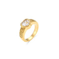 Gemstone Heart Ring - Camillaboutiqueco camillaboutiqueshop.com