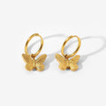 Gold Hoop Butterfly Earring For Women - Camillaboutiqueco camillaboutiqueshop.com