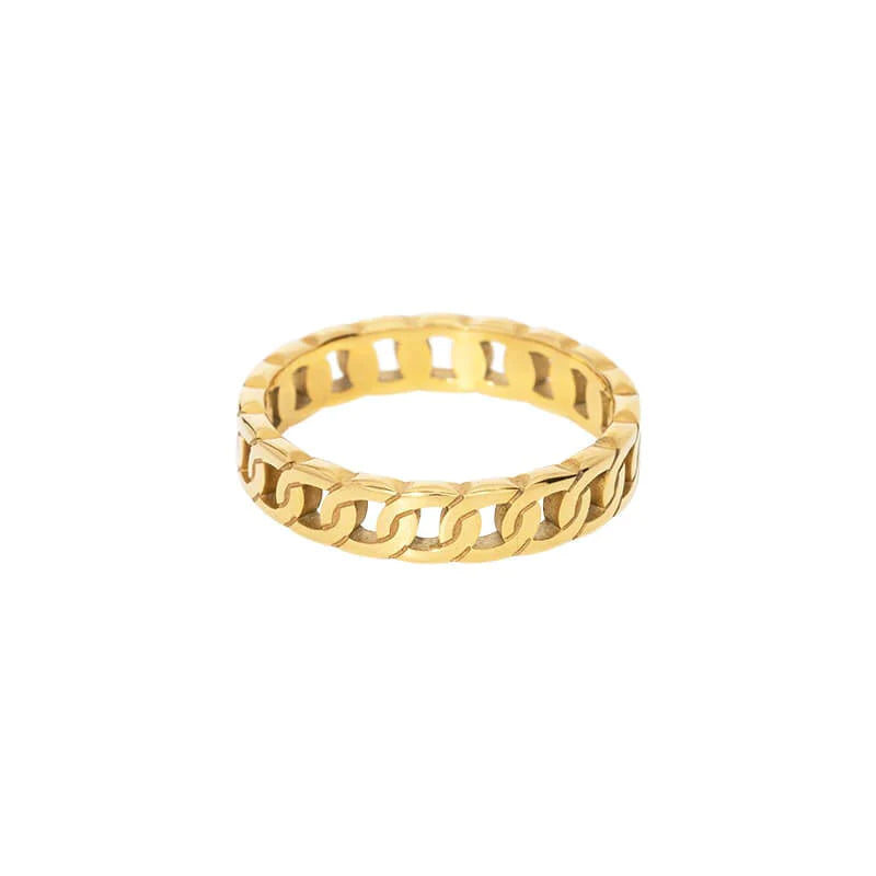 Gold Thin Chain Ring - Camillaboutiqueco camillaboutiqueshop.com