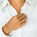 Gold Thin Chain Ring - Camillaboutiqueco camillaboutiqueshop.com