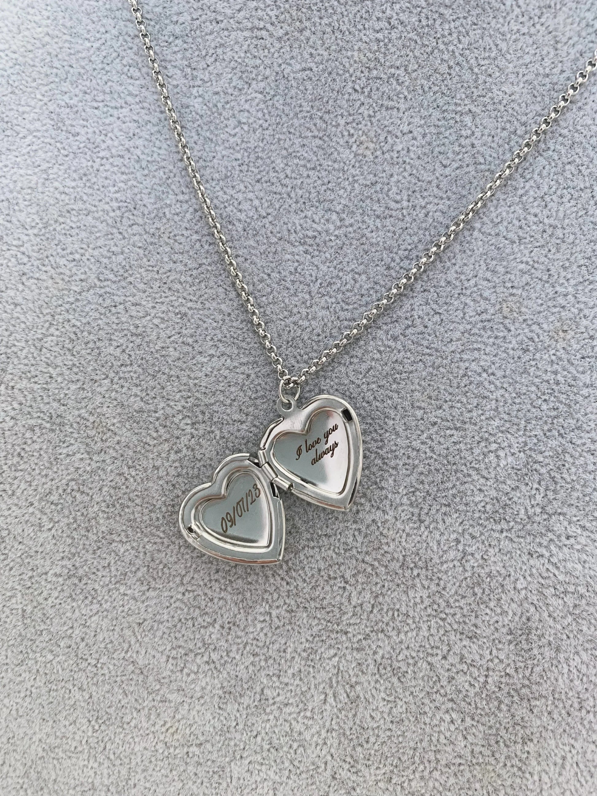 Heart Locket Necklace - Camillaboutiqueshop