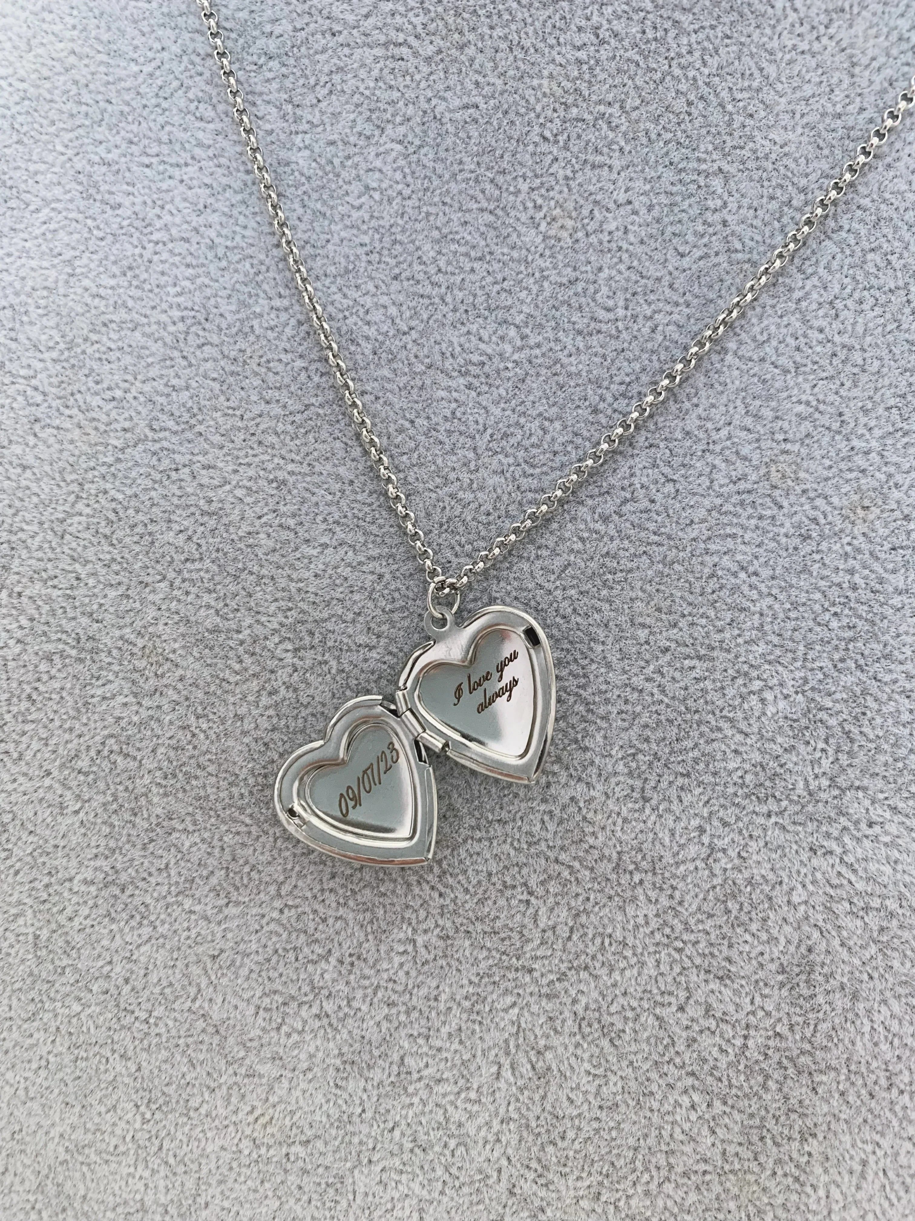 Heart Locket Necklace - Camillaboutiqueshop