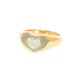 Heart Stainless Steel Signet Ring - Camillaboutiqueco camillaboutiqueshop.com