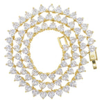 Heart Tennis Necklace - camillaboutiqueshop