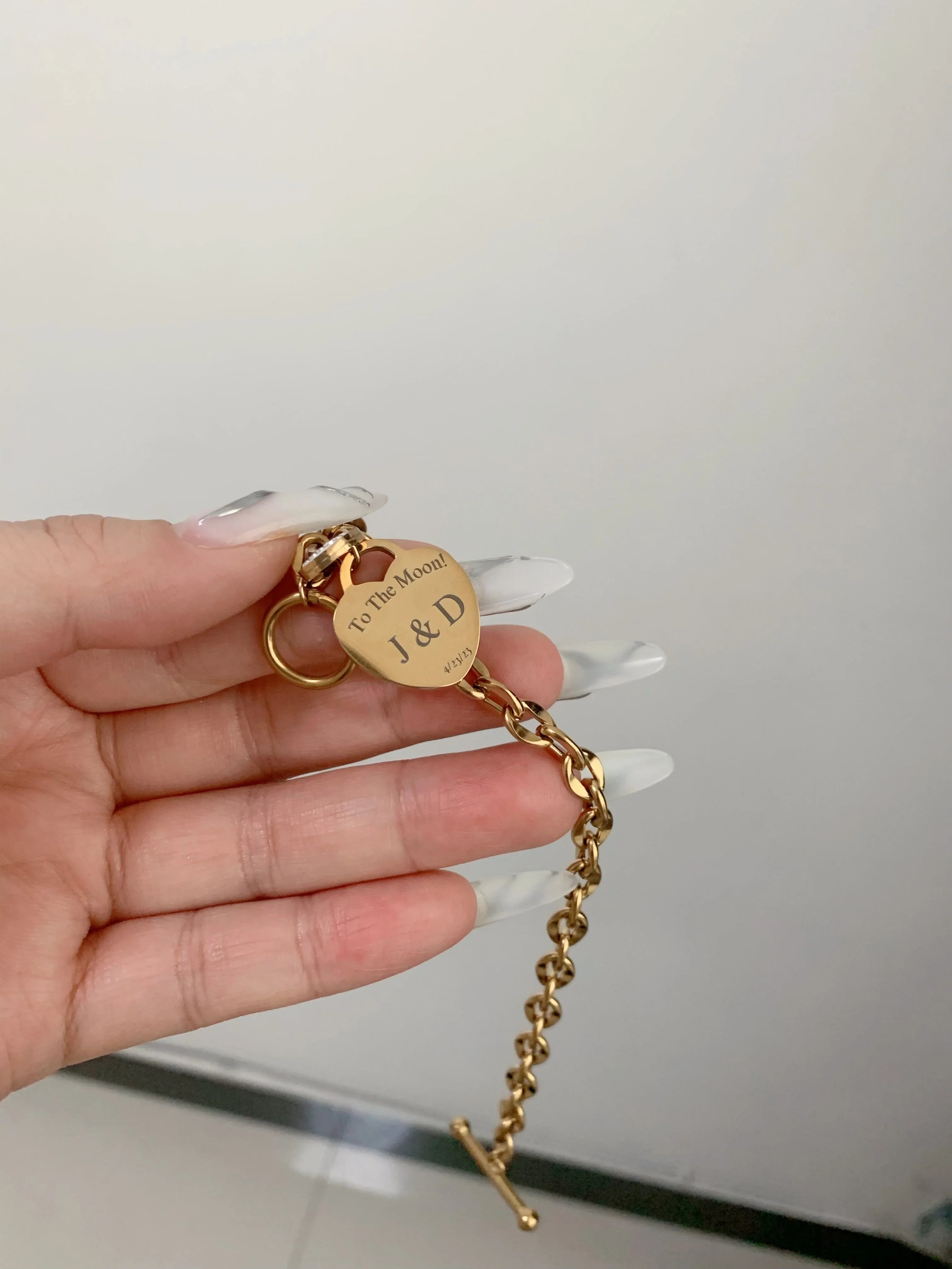 Heart Token Bracelet - Camillaboutiqueshop