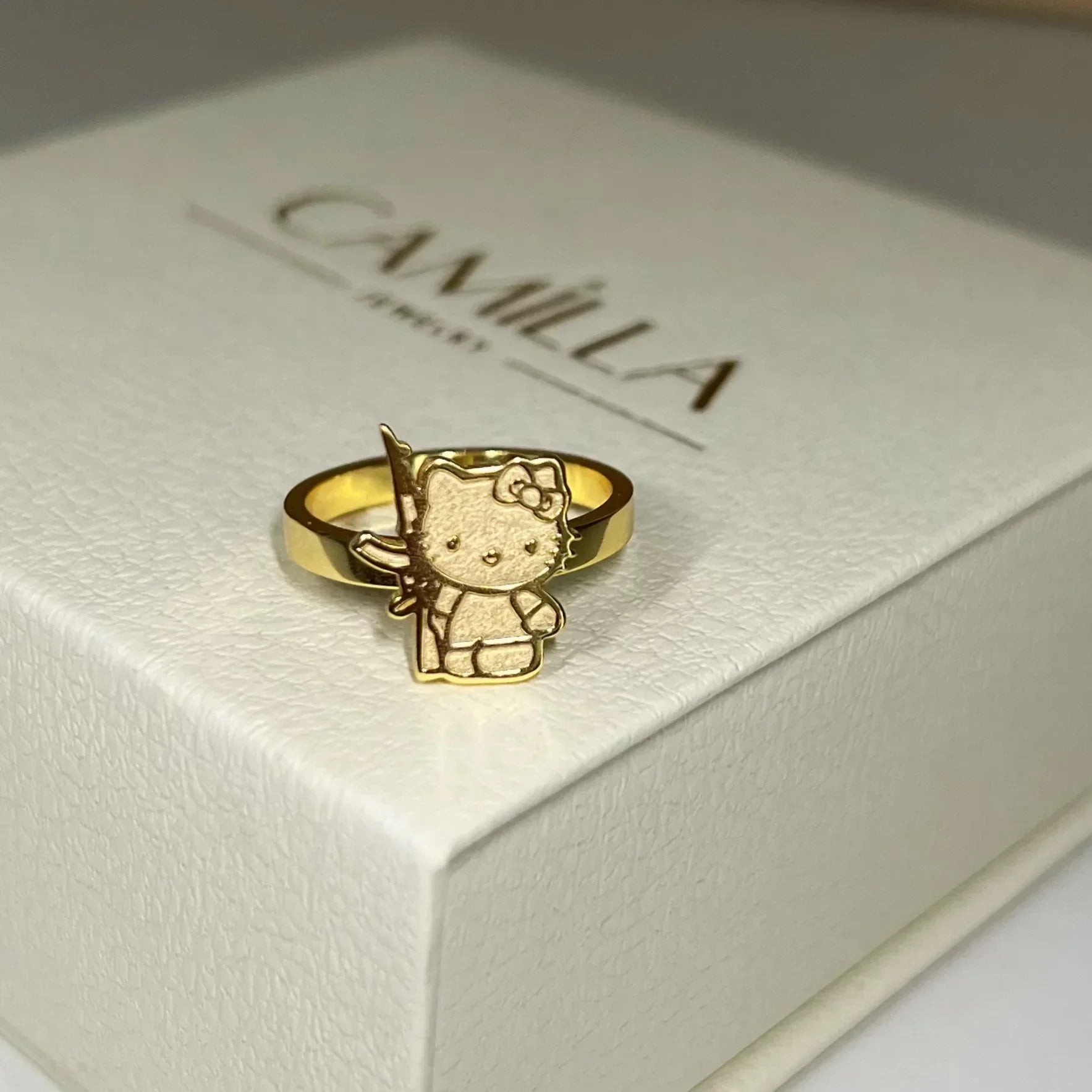 Hello Kitty AK Ring -Sterling Silver - Camillaboutiqueshop