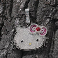 Iced Out Kitty Necklace - Camillaboutiqueshop