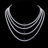 Classic Moissanite Tennis Necklace