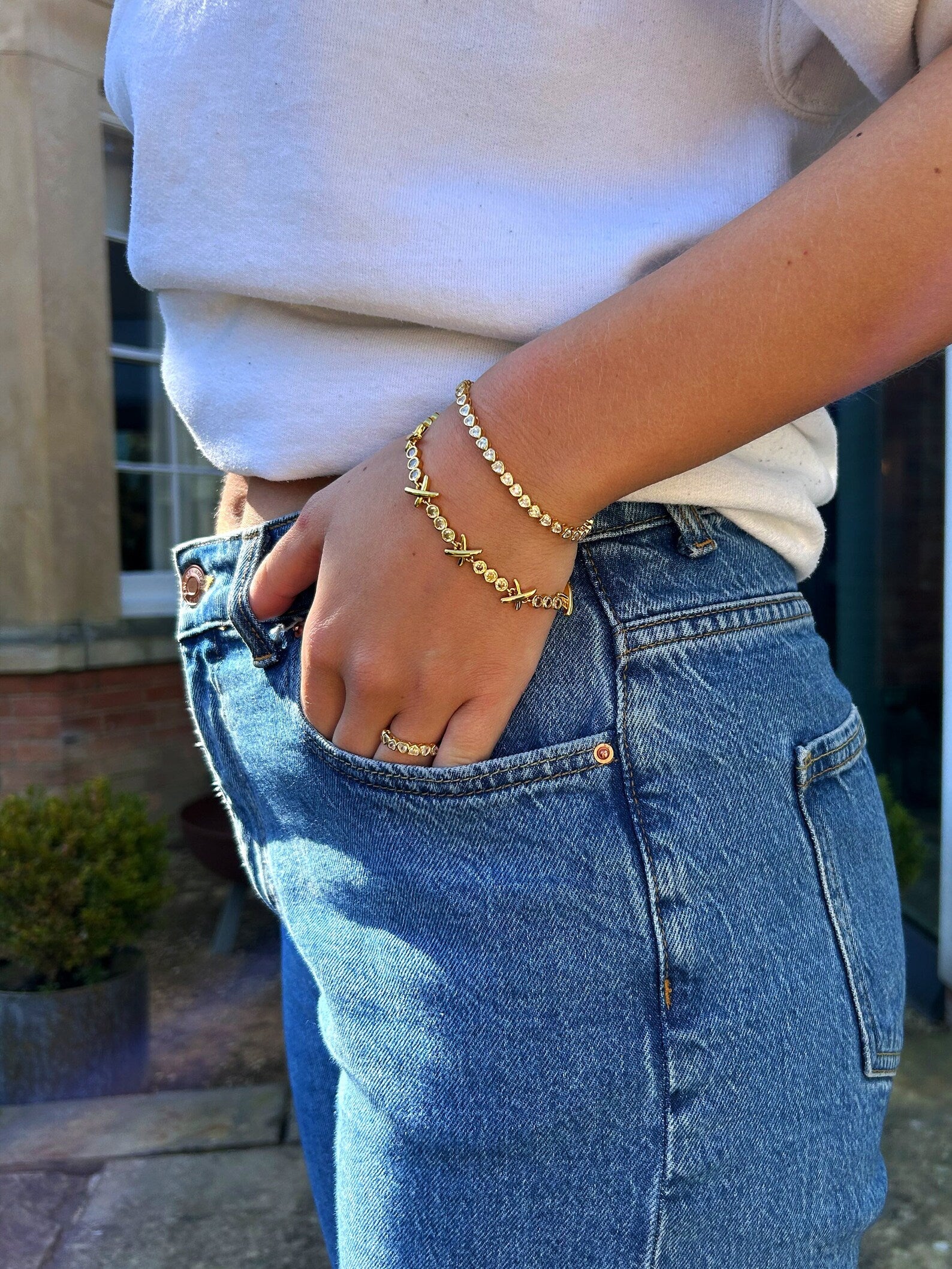 Cubic Zirconia Diamond Bracelet - camillaboutiqueshop