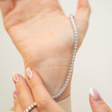 Classic Moissanite Tennis Necklace