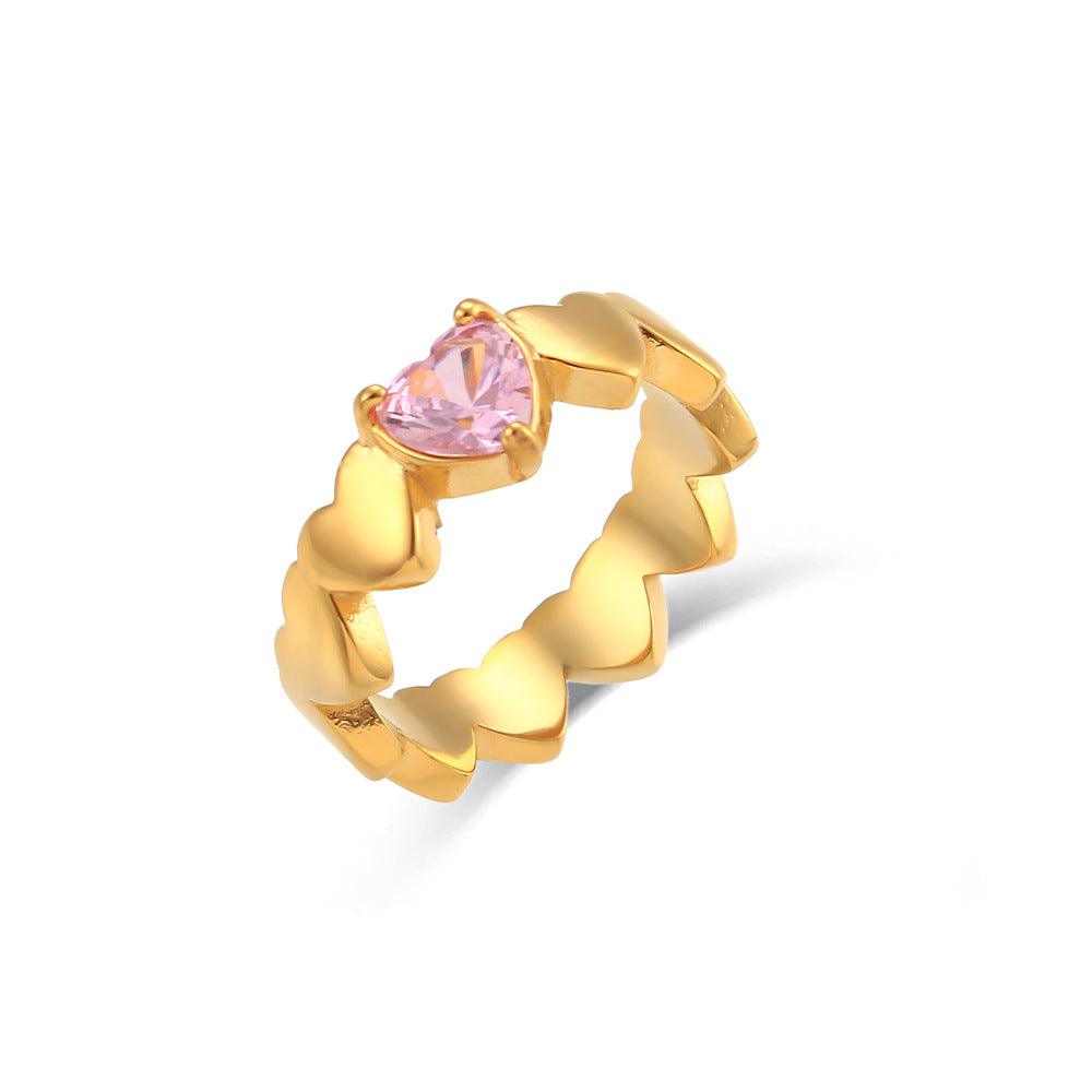 Infinite Gold Heart Ring - Camillaboutiqueco camillaboutiqueshop.com