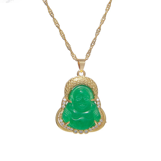Jade Buddha Pendant Necklace - Camillaboutiqueco camillaboutiqueshop.com
