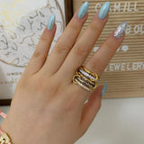 Julia Interlock Stacking Ring - camillaboutiqueshop
