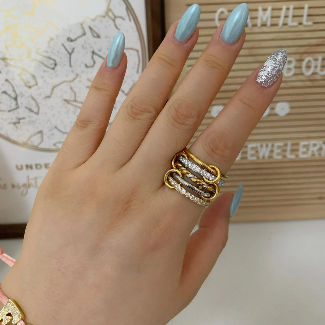 Julia Interlock Stacking Ring - Camillaboutiqueshop