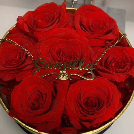 Labubu Custom Name Necklace - Camillaboutiqueshop