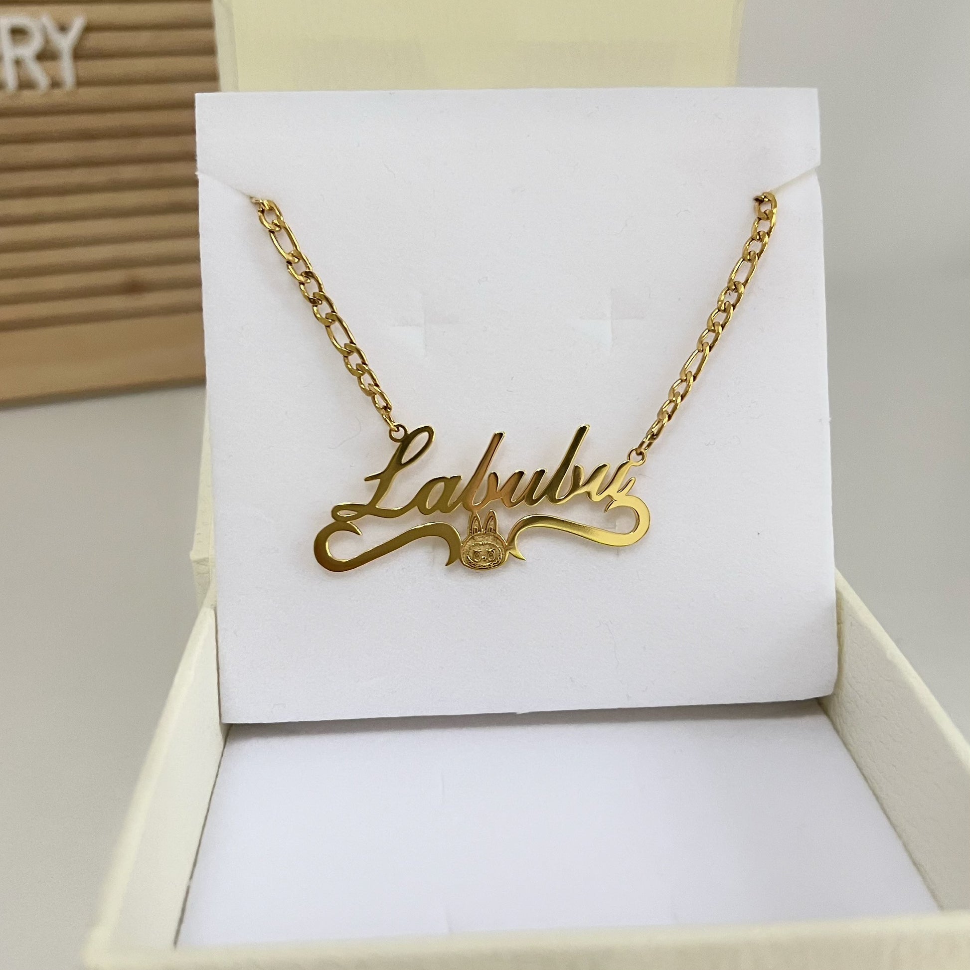 Labubu Custom Name Necklace - Camillaboutiqueshop
