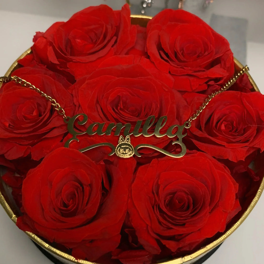 Labubu Custom Name Necklace - Camillaboutiqueshop