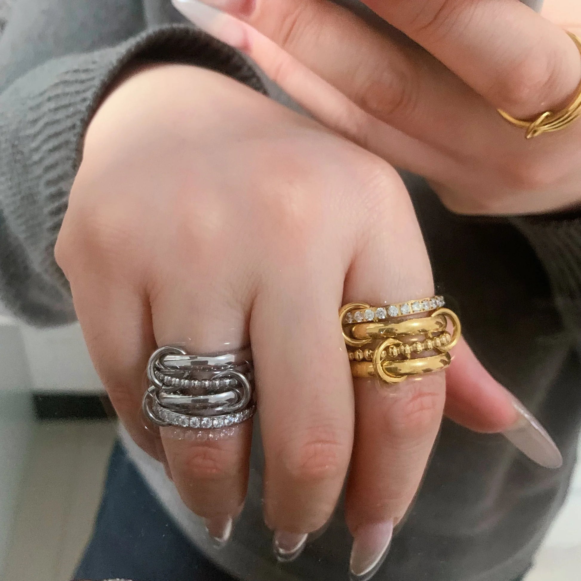 Lana Interlock Stacking Ring - Camillaboutiqueshop
