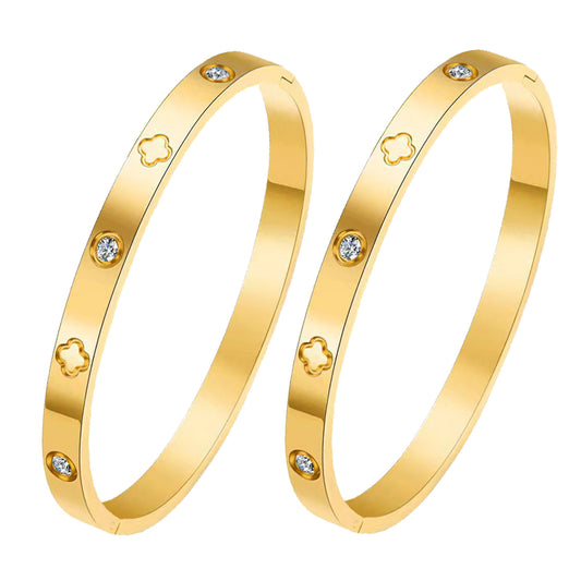 Love Clover Bangle Bracelet - Camillaboutiqueshop