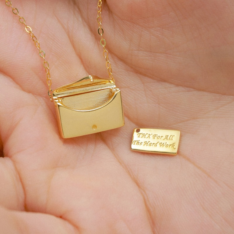 GEEKMONKEY The Love Letter Necklace | Pyar k Khat|Pendant Necklace|Love You  Gold-plated Plated Stainless Steel Necklace Price in India - Buy GEEKMONKEY  The Love Letter Necklace | Pyar k Khat|Pendant Necklace|Love You