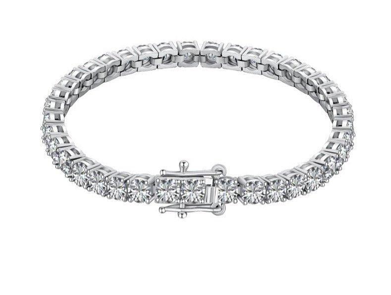 Luxe Tennis Bracelet Sterling Silver - camillaboutiqueshop