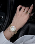 Luxury Vintage Round Diamond Watch - Camillaboutiqueshop