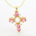 MAJESTIC DIAMOND CROSS NECKLACE - camillaboutiqueshop