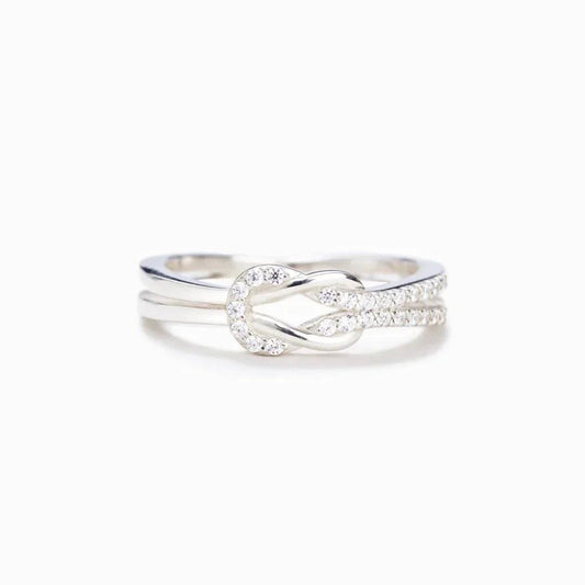 Mother Daughter Love Knot Ring - Camillaboutiqueshop